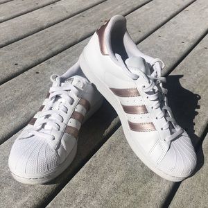 Rose Gold Adidas Superstar